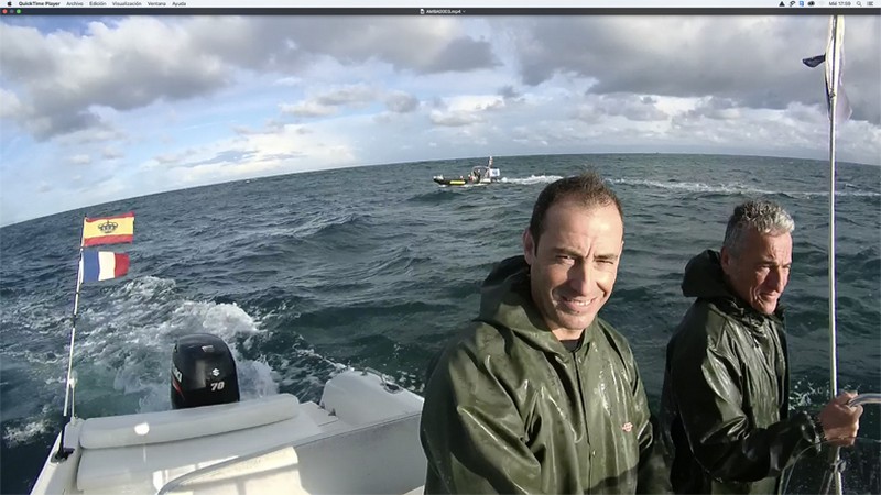 Duras condiciones en el Campeonato Navarro de Pesca Submarina